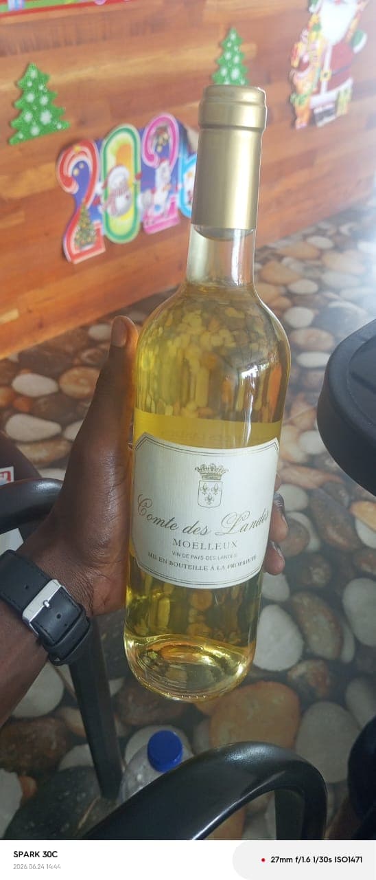 VIN MOELLEUX COMPTE DES LANDES